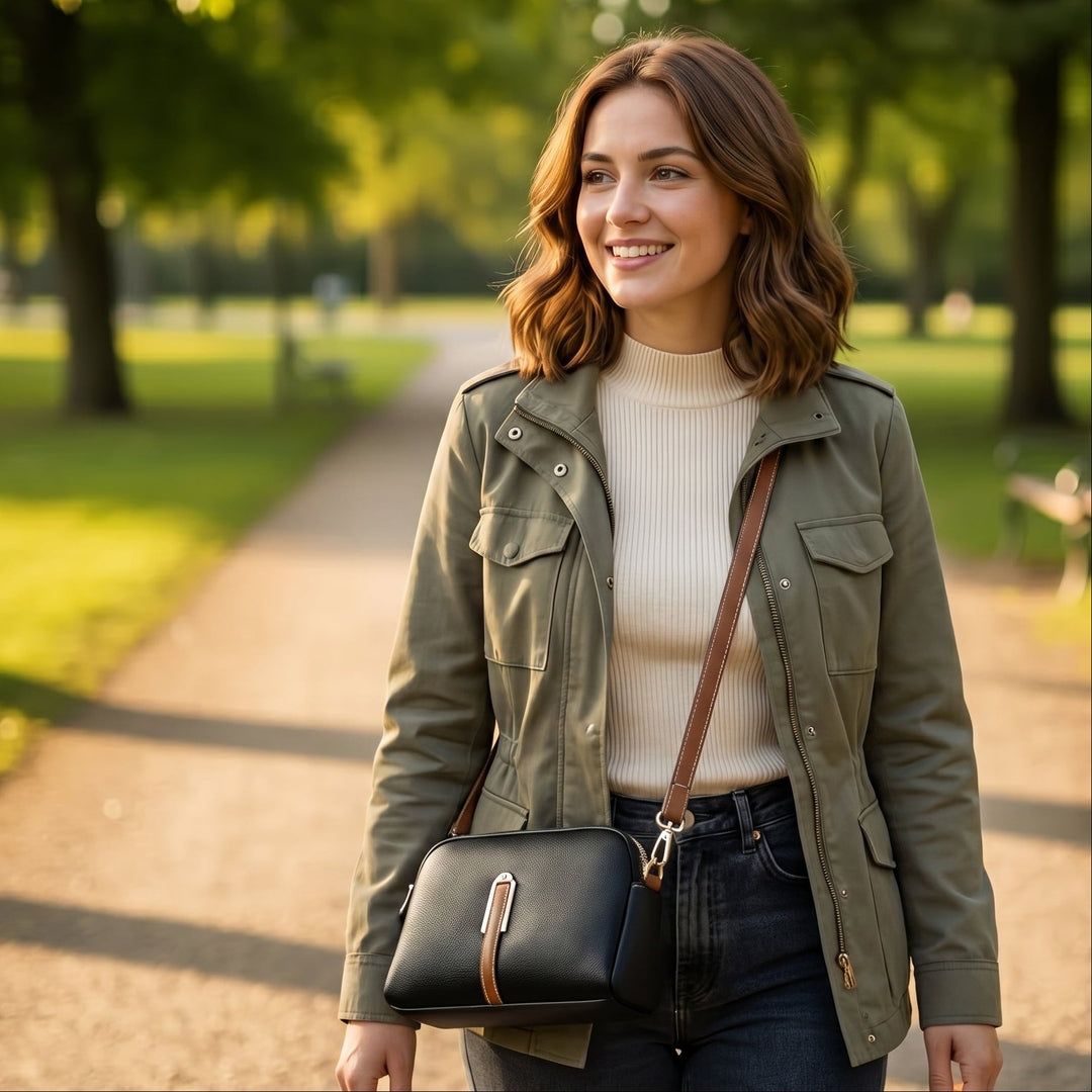 Mila Nahkainen Crossbody
