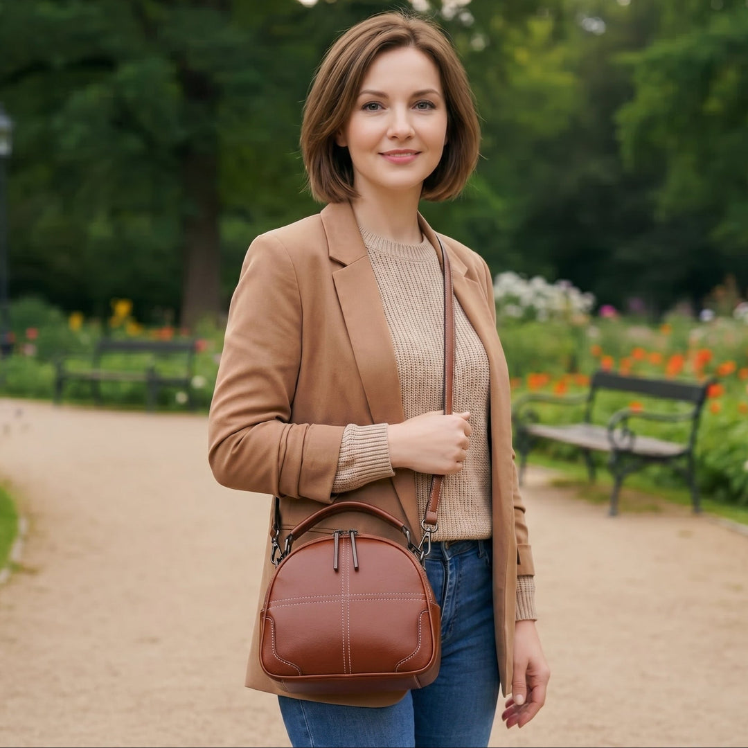 Elli Nahkainen Crossbody Laukku